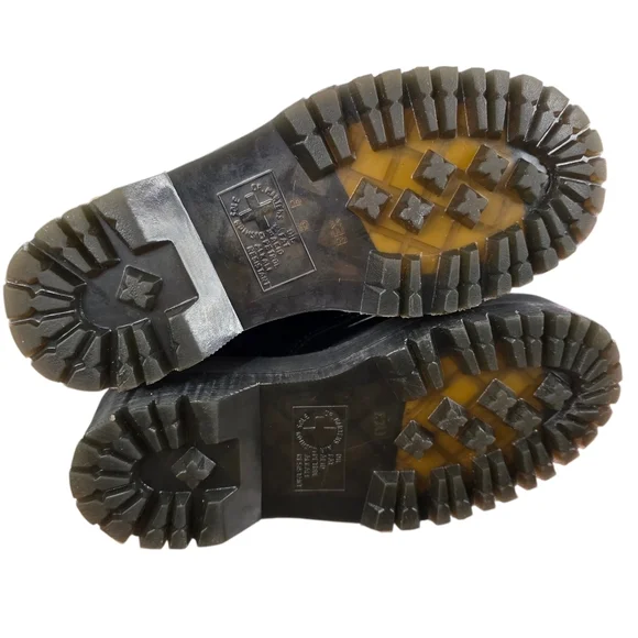 Dr. Martens Jadon KV01V 8-Eye Black Platform Combat Boots Chunky Women Size 5 - Picture 9 of 11